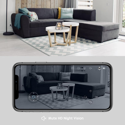 SE Home Robot Camera: 1080P Mobile Familybot Pet Companion | Whole-Home Mobility, Two-Way Talk, Night Vision, Local Storage, Auto-Recharge, Long Distance Gift for Family/Pet