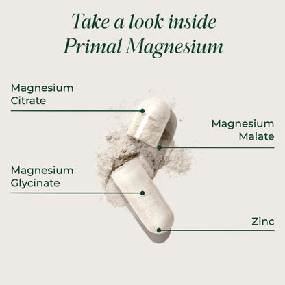 Magnesium Complex, 120 Capsules: 310Mg 3 Types of Magnesium, Zinc