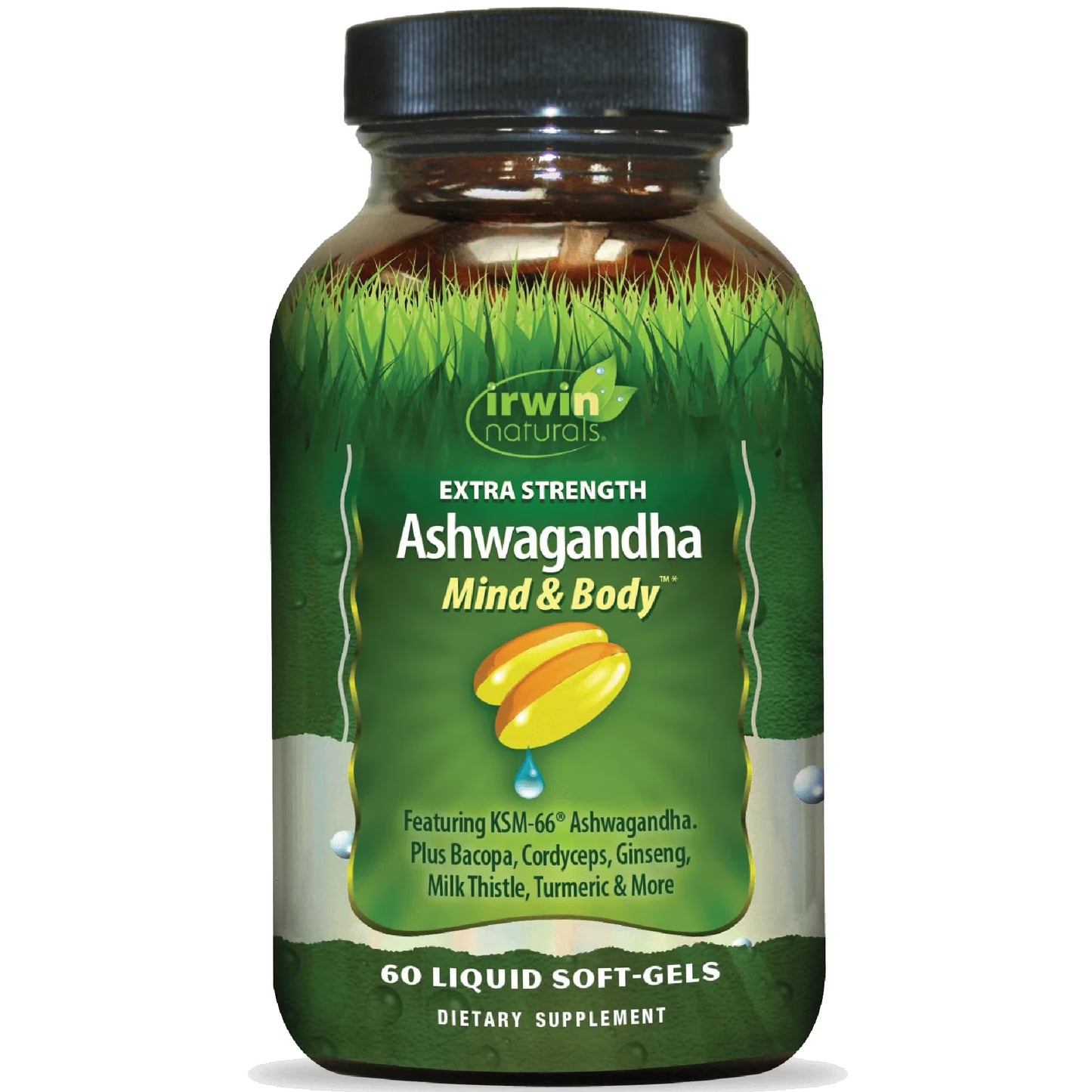 Extra Strength Ashwagandha Mind & Body – 60 Liquid Soft-Gels