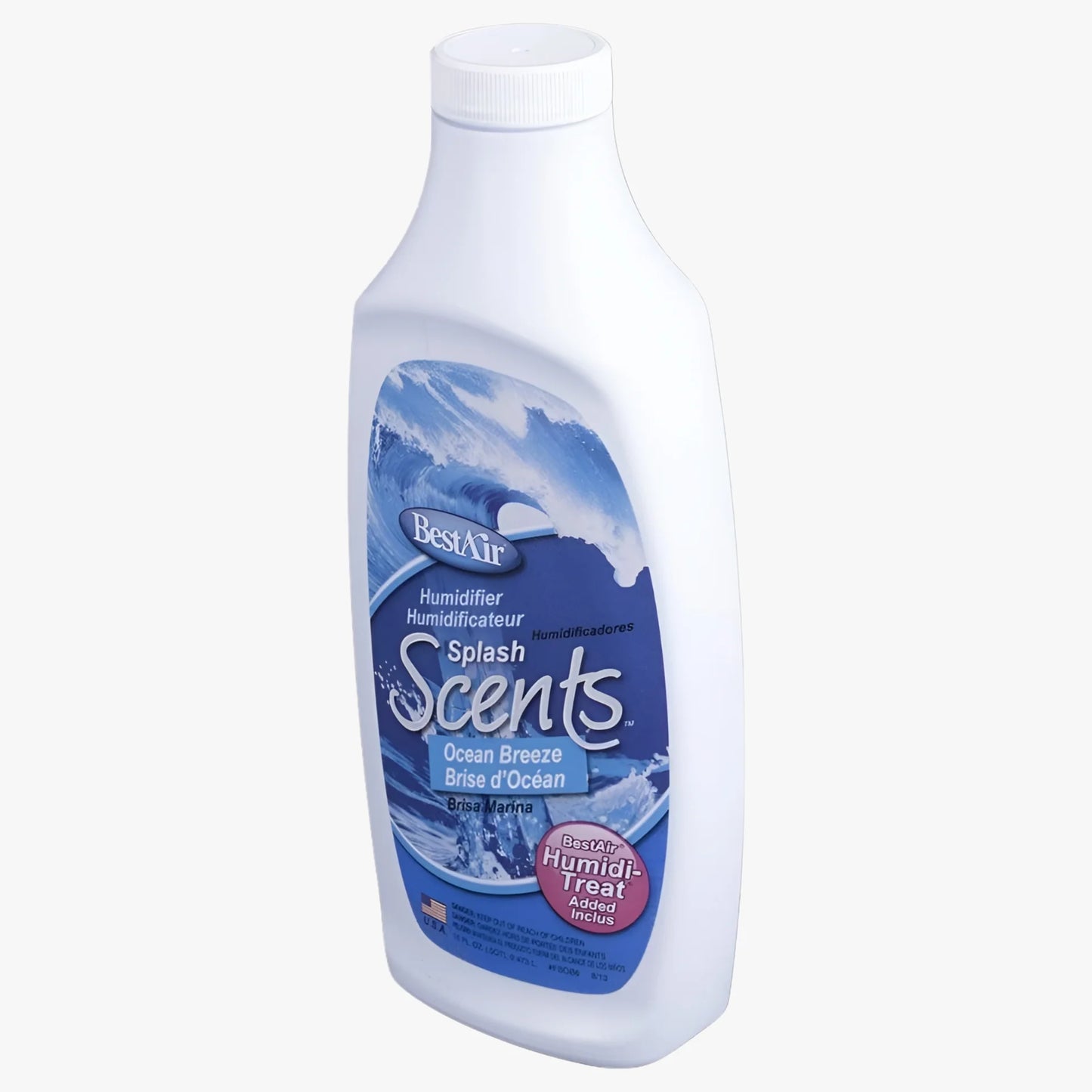 FSOB6, Ocean Breeze Splash Scents and Water Treatment, 16 Oz